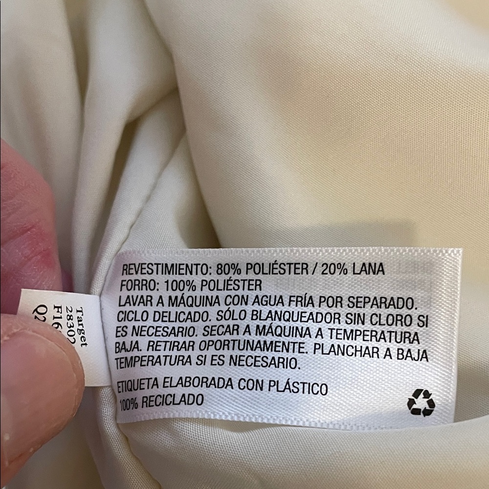 Universal Thread Cream shacket fuzzy Jacket unwor… - image 14